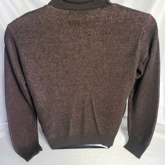 Binghamton Knitting Co. Vintage Brown Sweater (Size M) - Picture 4 of 5